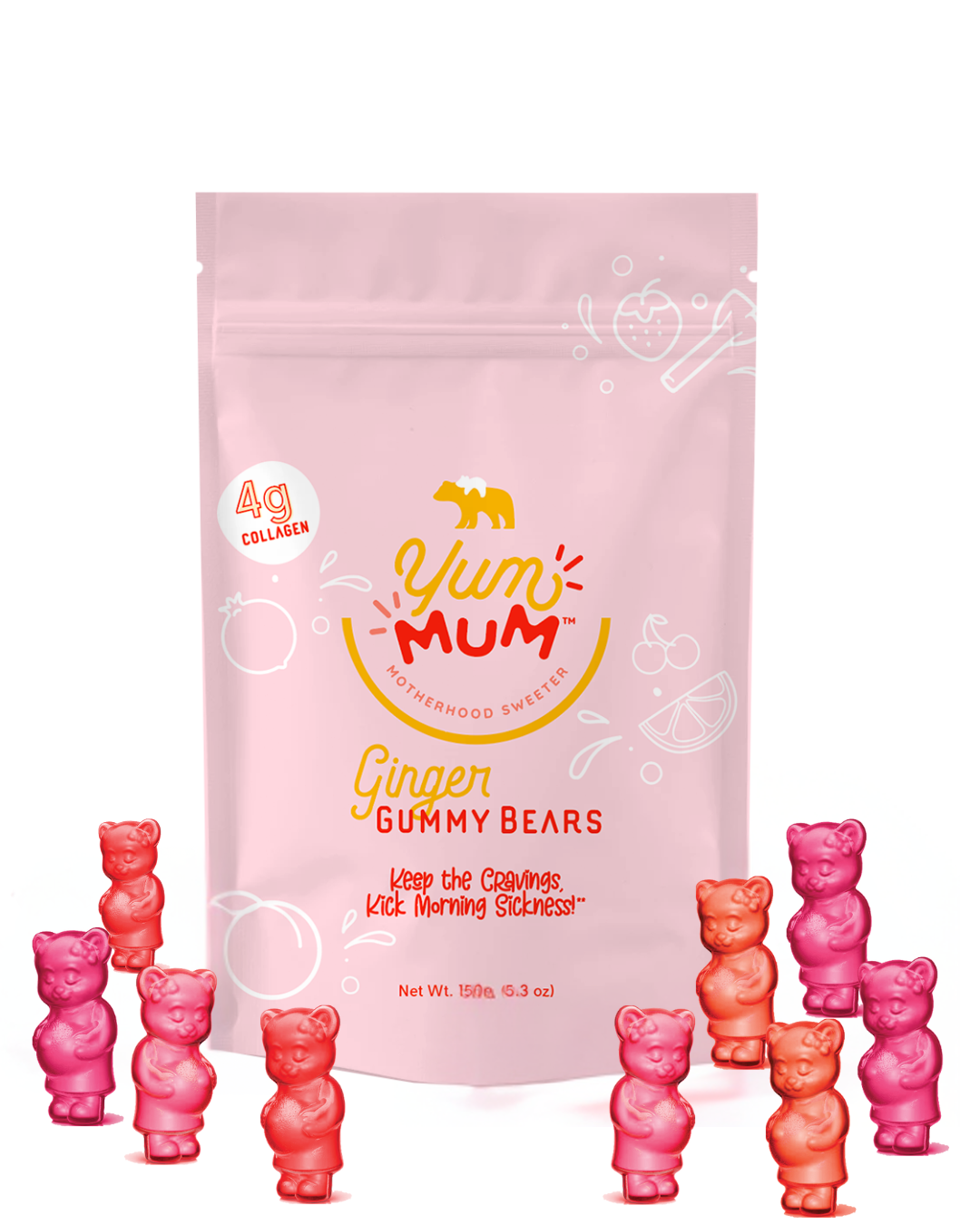 YumMum™ Ginger Gummy Bears